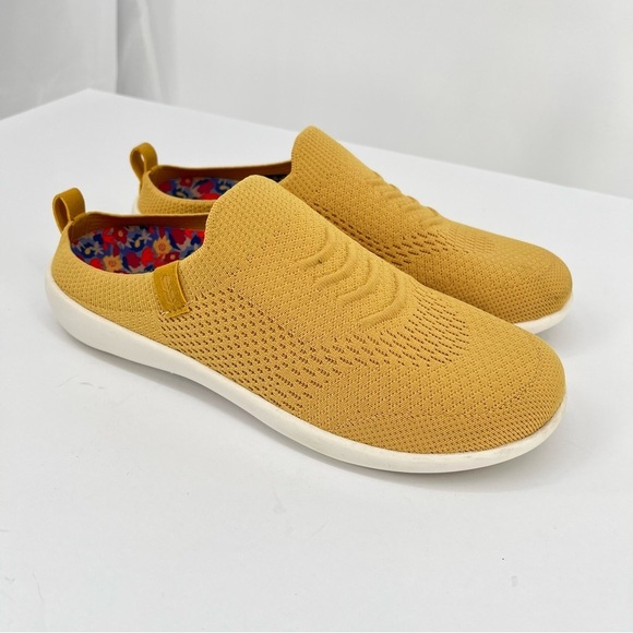 Revitalign Women’s Orthotic Memory Foam Mules Stella Yellow Ochre Size 7.5 - Picture 4 of 10